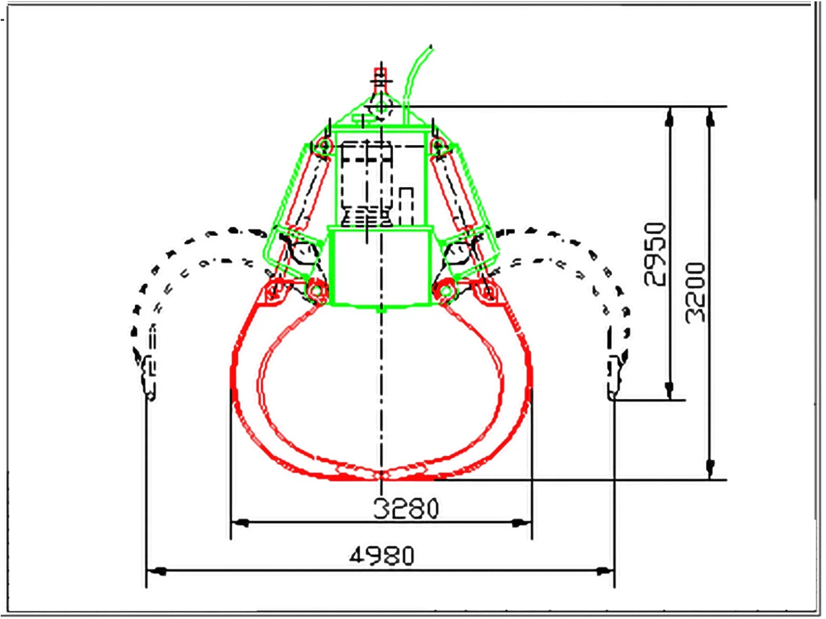 Hydraulic Grab Bucket 6 Hydraulic Grab Bucket 6