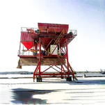 60 Cbm mobilnog priključka Hopper za pražnjenje